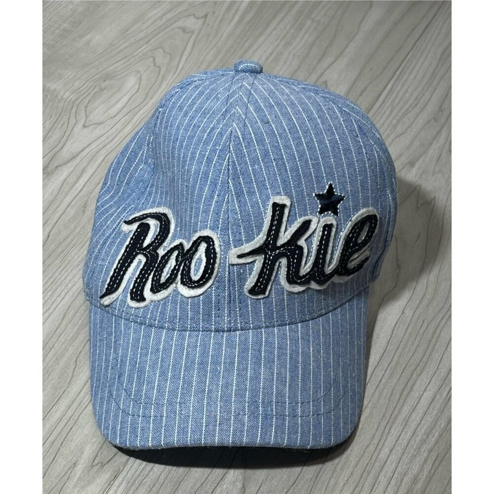 Mud Pie blue applique ROOKIE hat baseball cap toddler 2T 3T 4T 5T cotton NWOT